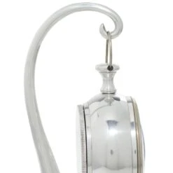 Maple And Jade 11" X 5" Table Clock In Silver 14 Maple And Jade 11" X 5" Table Clock In Silver -Home Decoration Series 60230984 5