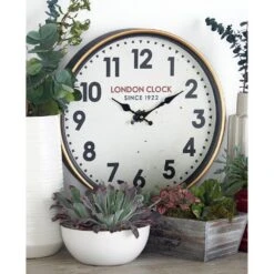 Maple And Jade 16" Wall Clock In Black -Home Decoration Series 60231743 7