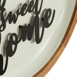 Maple And Jade 17" X 17" Sign Wall Decor In White And Black -Home Decoration Series 60232188 4