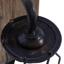 Maple And Jade 6" X 11" Wall Sconce In Rustic Brown -Home Decoration Series 60232659 4