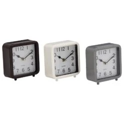 Maple And Jade Square Table Clock In White, Black And Grey (Set Of 3) -Home Decoration Series 60232956 4