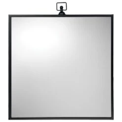 Splendor Living Vince Iron Mirror In Black