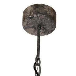 Splendor Living Blanca Chandelier In White Washed/Antique Grey -Home Decoration Series 60280369 3