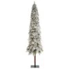 Nearly Natural, Inc. Nearly Natural Inc 9' Flocked Grand Alpine Artificial Christmas Tree With White Lights -Home Decoration Series 60324670 1