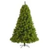 Nearly Natural, Inc. Nearly Natural Inc 8' Green Scotch Pine Artificial Christmas Tree With White LED Lights -Home Decoration Series 60325545 1