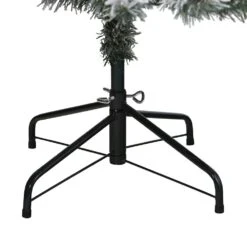 Nearly Natural, Inc. Nearly Natural Inc 6' Flocked Rock Springs Spruce Artificial Christmas Tree With White LED Lights -Home Decoration Series 60328762 4