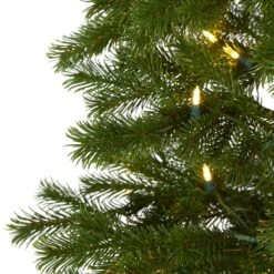 Nearly Natural, Inc. Nearly Natural Inc 6.5' Big Sky Spruce Artificial Christmas Tree With Clear Warm White LED Lights -Home Decoration Series 60328820 3