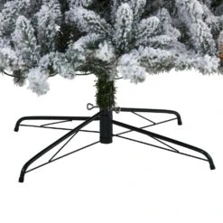 Nearly Natural, Inc. Nearly Natural Inc 9' Flocked Livingston Fir Artificial Christmas Tree With 650 Warm White LED Lights -Home Decoration Series 60330958 4