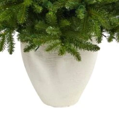 Nearly Natural, Inc. Nearly Natural Inc 50" Sierra Spruce Natural Look Artificial Christmas Tree With 150 White LED Lights -Home Decoration Series 60331311 5