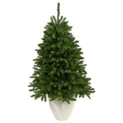 Nearly Natural, Inc. Nearly Natural Inc 50" Sierra Spruce Natural Look Artificial Christmas Tree With 150 White LED Lights -Home Decoration Series 60331311 6