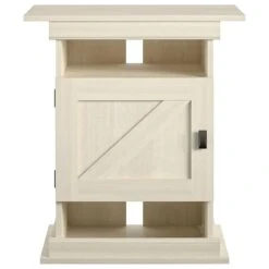 DHP Farmington Aquarium Stand In Ivory Oak -Home Decoration Series 60425089 5