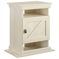 DHP Farmington Aquarium Stand In Ivory Oak -Home Decoration Series 60425089 8