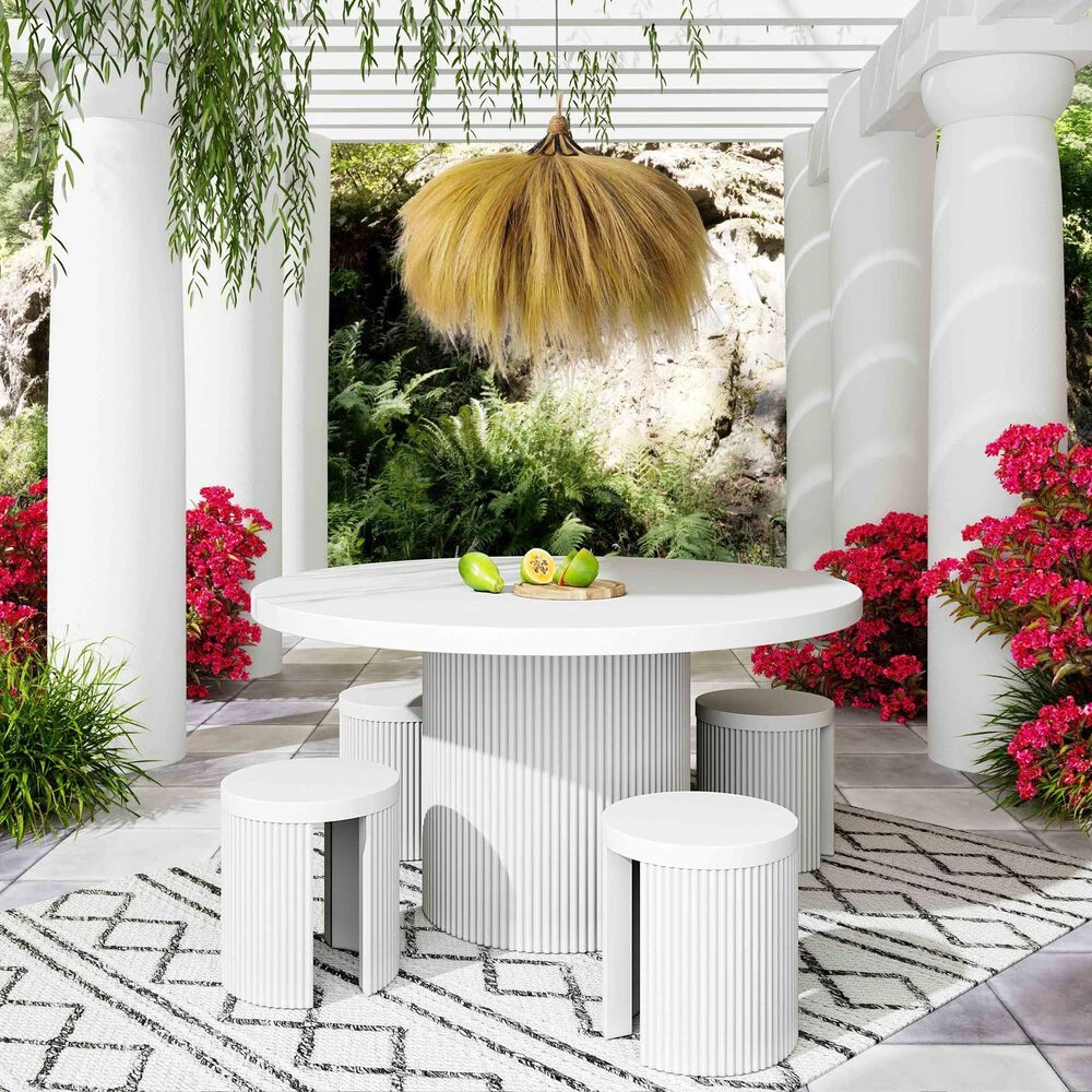 Tov Furniture Serengeti Patio Pendant Lamp In Natural 8 Tov Furniture Serengeti Patio Pendant Lamp In Natural - Image 6