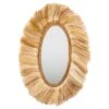 Tov Furniture Tribal Oval Wall Mirror In Natural