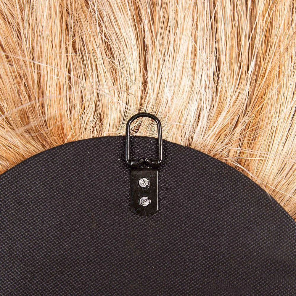 Tov Furniture Tribal Oval Wall Mirror In Natural 5 Tov Furniture Tribal Oval Wall Mirror In Natural - Image 3