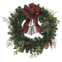 The Gerson Company 32" Mixed Pine Wreath In Green
