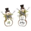 The Gerson Company 13.75" Snowman Figurines 1 The Gerson Company 13.75" Snowman Figurines -Home Decoration Series 60741840 1