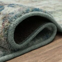 Karastan Kaleidoscope Glacial 2'6" X 10' Blue Runner -Home Decoration Series 6084547 3