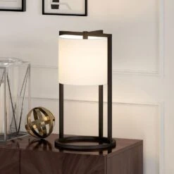 Hudson And Canal Peyton Table Lamp In Black -Home Decoration Series 60913340 4