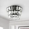 Safavieh Norla Flush Mount In Black -Home Decoration Series 60924883 1