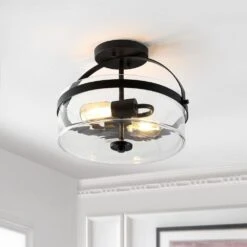 Safavieh Erlan Flush Mount In Black -Home Decoration Series 60924909 4