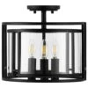 Safavieh Parsen Flush Mount In Black 2 Safavieh Parsen Flush Mount In Black -Home Decoration Series 60924917 1