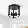Safavieh Elza Flush Mount In Black -Home Decoration Series 60924933 1