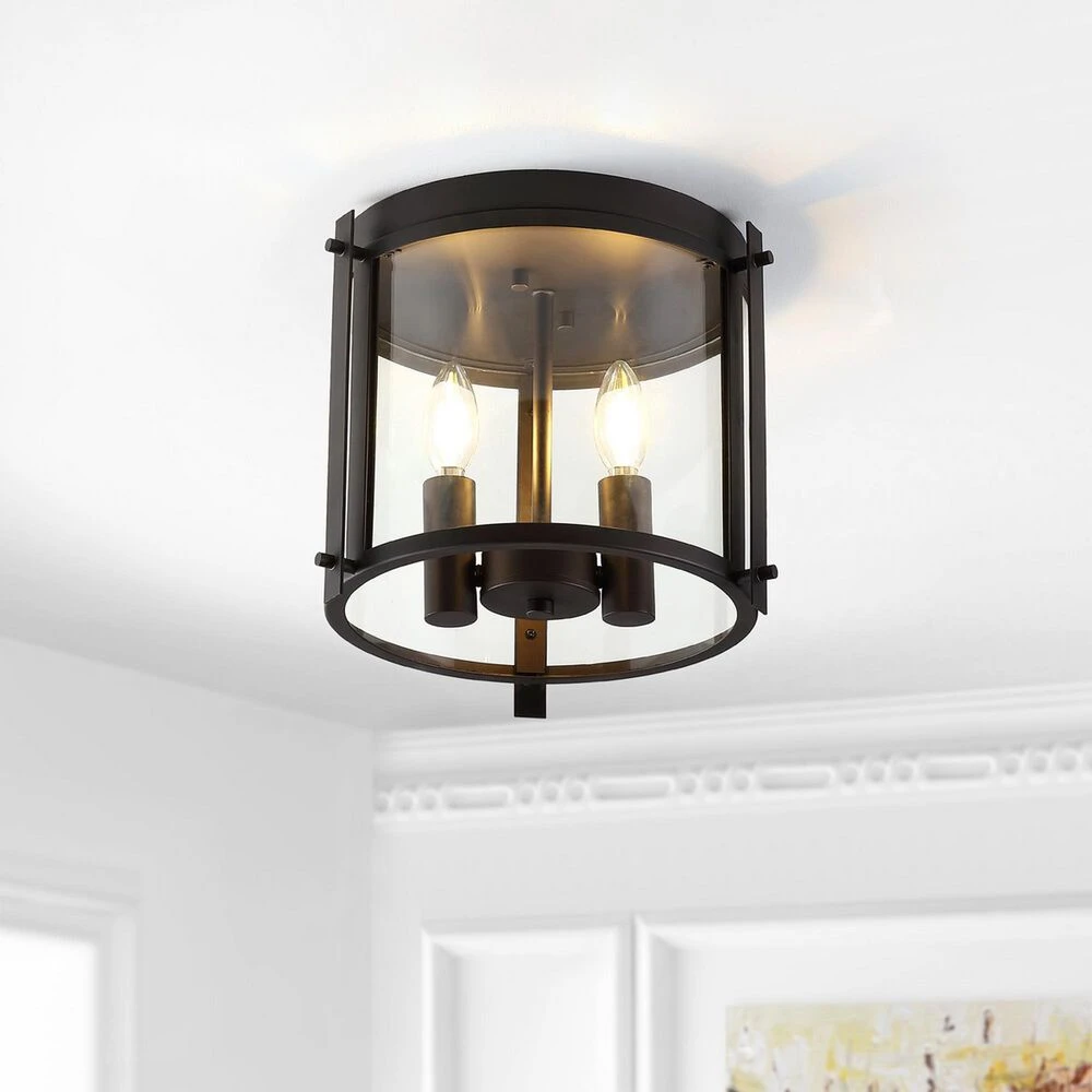 Safavieh Elza Flush Mount In Black 4 Safavieh Elza Flush Mount In Black - Image 2