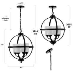 Safavieh Larton Pendant In Black 11 Safavieh Larton Pendant In Black -Home Decoration Series 60924966 5