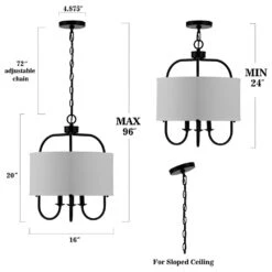 Safavieh Kenris Pendant In Black -Home Decoration Series 60924990 3