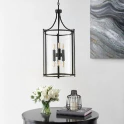 Safavieh Vallor Pendant In Clear 9 Safavieh Vallor Pendant In Clear -Home Decoration Series 60925005 3