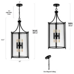 Safavieh Vallor Pendant In Clear 11 Safavieh Vallor Pendant In Clear -Home Decoration Series 60925005 5