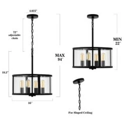 Safavieh Aroris Pendant In Clear -Home Decoration Series 60925013 5