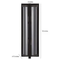 Safavieh Barrett Wall Sconce In Black (Set Of 2) -Home Decoration Series 60925021 6