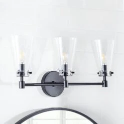 Safavieh Hendrix Vanity Sconce In Black -Home Decoration Series 60925047 2
