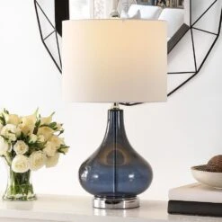 Safavieh Penla Table Lamp In Blue -Home Decoration Series 60925229 4