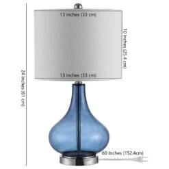 Safavieh Penla Table Lamp In Blue -Home Decoration Series 60925229 5