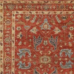 Capel Charise Ushak 2'6" X 9' Scarlet Runner -Home Decoration Series 6098240 3