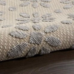 Nourison Cozumel Floral 2'2" X 10' Cream Indoor/Outdoor Runner -Home Decoration Series 6114591 3