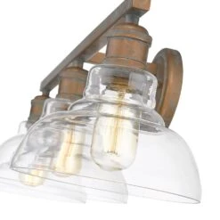 Golden Lighting Carver 3-Light Bath Vanity In Copper Patina -Home Decoration Series 61227435 3