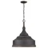 Golden Lighting Keating 3-Light Pendant In Antique Black Iron -Home Decoration Series 61227484 1