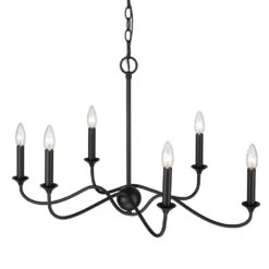 Golden Lighting Tierney Linear Pendant In Matte Black 11 Golden Lighting Tierney Linear Pendant In Matte Black -Home Decoration Series 61227690 3