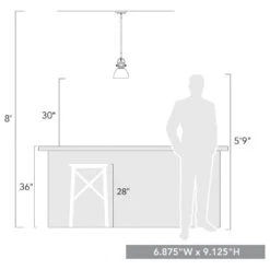 Golden Lighting Hines Mini Pendant In Pewter -Home Decoration Series 61228417 4