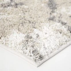 Orian Super Shag Marquina 1'11" X 7'6" Ivory Runner -Home Decoration Series 6124715 4