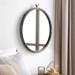 Surya Birdsong Wall Mirror In Black 12 Surya Birdsong Wall Mirror In Black -Home Decoration Series 61267829 5