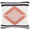 Safavieh Saiko 20" Pillow In Rust And Beige 2 Safavieh Saiko 20" Pillow In Rust And Beige -Home Decoration Series 61300729 1