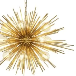 Eichholtz Boivin Chandelier In Matte Brass -Home Decoration Series 61342853 3
