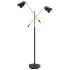 Zuo Modern Tanner Floor Lamp In Matte Black And Brass -Home Decoration Series 61369674 1