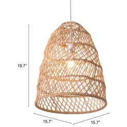 Zuo Modern Saints Ceiling Lamp In Natural -Home Decoration Series 61369773 10