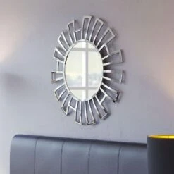 Zuo Modern Calmar Mirror In Silver -Home Decoration Series 61377677 2